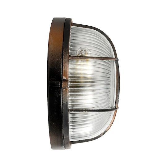 GloboStar Boatlight Стенна Външна Костенурка E27 IP65 17.5x17.5x9εκ.