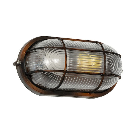 GloboStar Boatlight Стенна Външна Костенурка E27 IP65 21x10.4x9εκ.