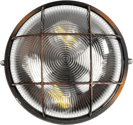 GloboStar Boatlight Wall-Mounted Outdoor Turtle Light E27 IP65 24x24x11εκ.