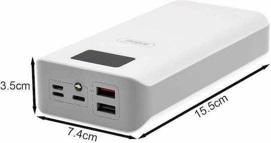 Andowl Q-cd701 Power Bank 40000mAh Weiß