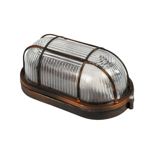 GloboStar Boatlight Стенна Външна Костенурка E27 IP65 21x10.4x9εκ.