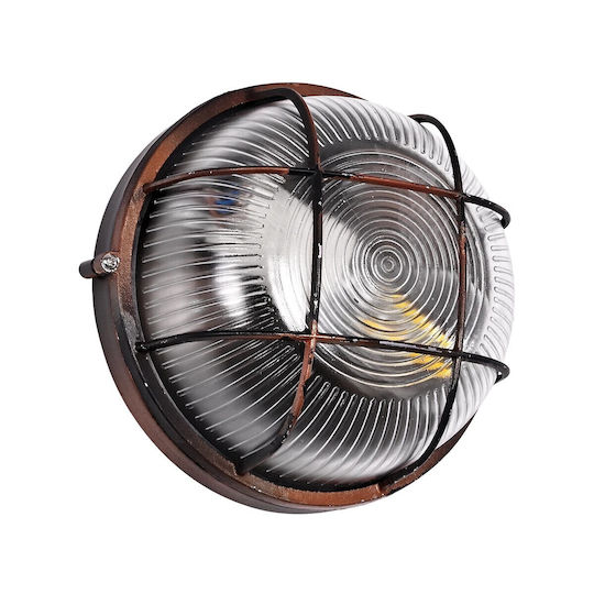 GloboStar Boatlight Стенна Външна Костенурка E27 IP65 17.5x17.5x9εκ.
