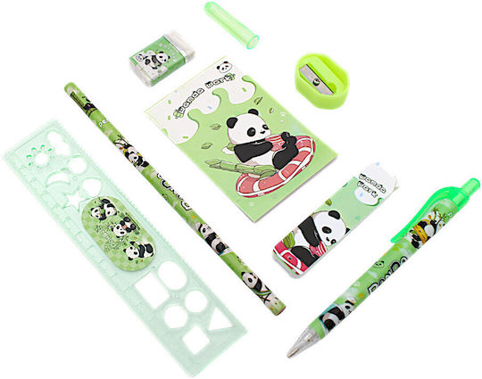 Σετ Σχολικά Θέμα Panda Park 9sxo14