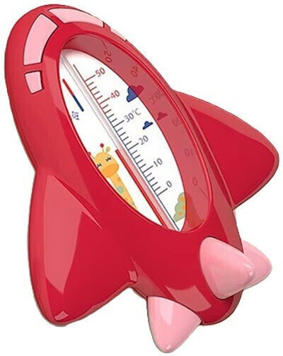 Analog Bade-Thermometer 10°C bis 50°C Rot