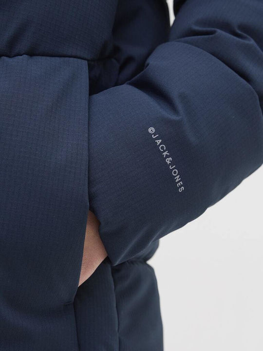 Kinder Steppjacke mit Kapuze Dark Blue