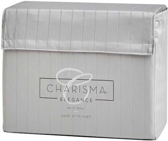 Charisma Sheet Sets Single 100x200cm. Elegance Grey 3pcs