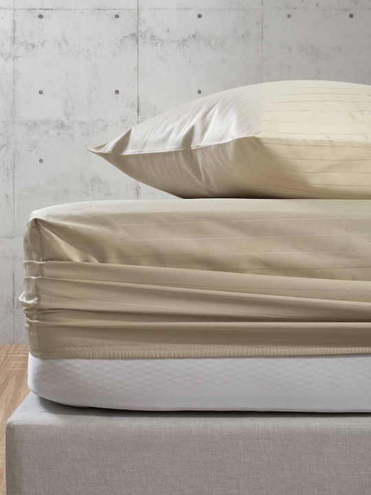 Charisma Σετ Σεντόνια Μονά 100x200εκ. Beige (3τμχ)