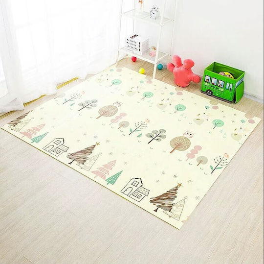 Χαλάκι Δραστηριοτήτων Μπεζ 200x160cm Πάχους 6mm