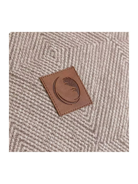 Borea Bari Ριχτάρι Πολυθρόνας Chenille 180x180εκ. Μπορντώ