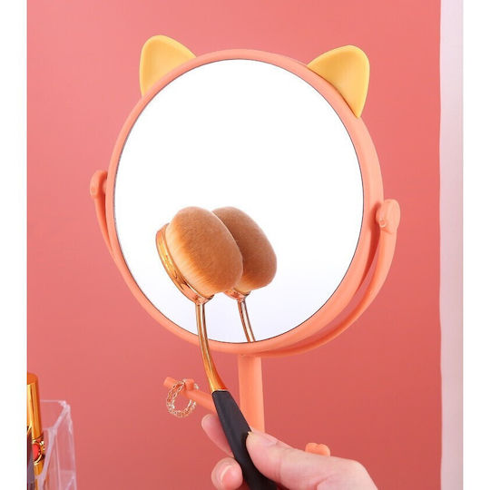 Schminkspiegel mit Licht 31x14.5cm Orange
