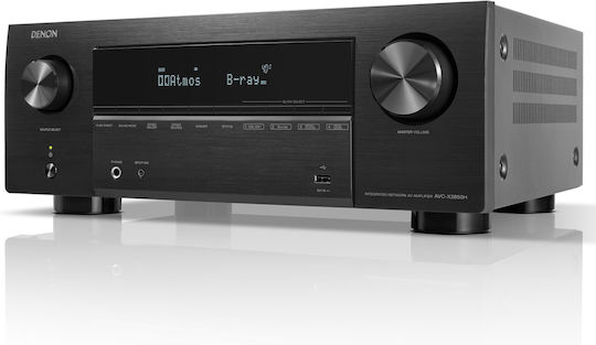Denon AVC-X2850H Home Cinema Amplifier 4K/8K 7.2 Channels with Dolby Atmos Black