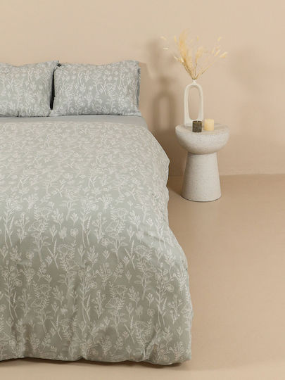 Sunshine Duvet Cover Cotton Double 200x250 Cotton Feelings 2050 2050 Grey