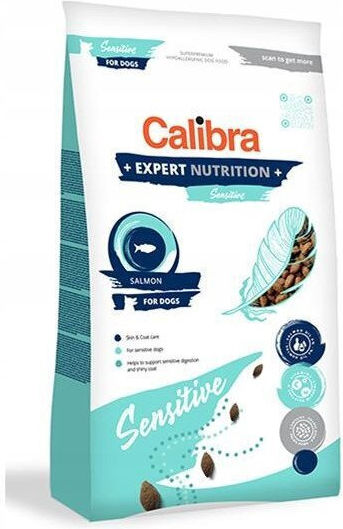 Calibra Sensitive 2kg Hrană Uscată pentru Câini cu Somon