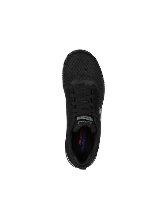Mesh Lace Up Sport Shoes Running Black