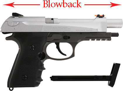 Crosman Аеропистолет CO2 Cm9b Mako Откат 4.5мм