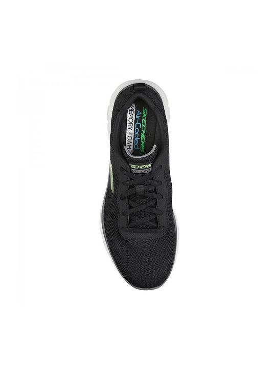 Flex Advantage 4.0 Ανδρικά Αθλητικά Παπούτσια Running Μαύρα