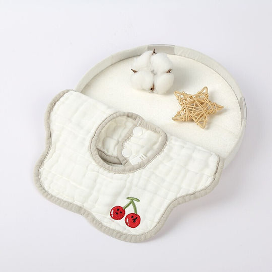 Bib from 100% Cotton White