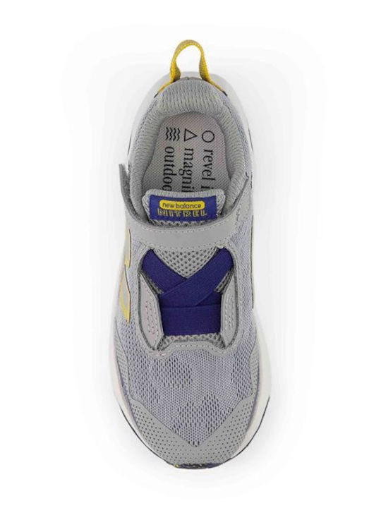 Dynasoft Nitrel Kinder Sportschuhe Laufen mit Bügel- und Schleifenverschluss Gray
