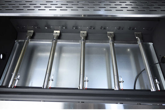 Elite BBQ5100 Gas Grill with 5 pcs 18kW and Side Burner