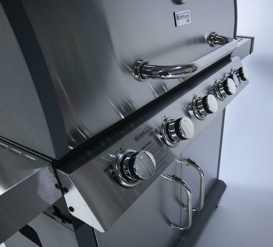 Elite BBQ5100 Gas Grill with 5 pcs 18kW and Side Burner