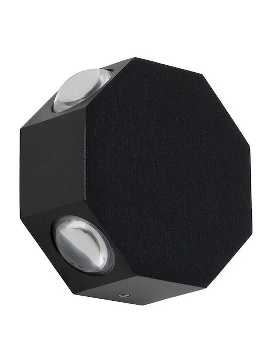 GloboStar Hikari Wasserdicht Wandmontiertes Außenbeleuchtung LED 8W 2700K 10x4x10cm