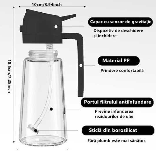 Δοχείο Λαδιού Σπρέι Γυάλινο 470ml