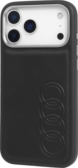 Audi Case Tt Synthetic Leather Magsafe Iphone 17 Pro Black Au-tpupcip17p-tt/d1-bk