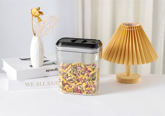 Getreideglas mit Kunststoffdeckel Transparent 2000ml