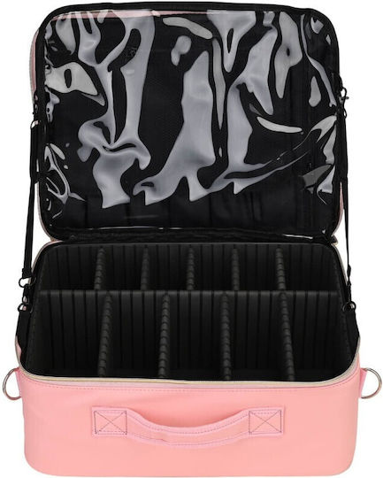 Foxy Cosmetic Case Pink H18xW42xD33cm