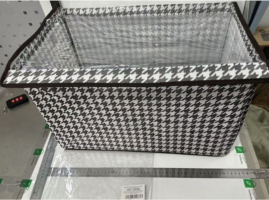 Stoff Aufbewahrungshülle für Kleidung in Braun Farbe 50x32cm 1Stück