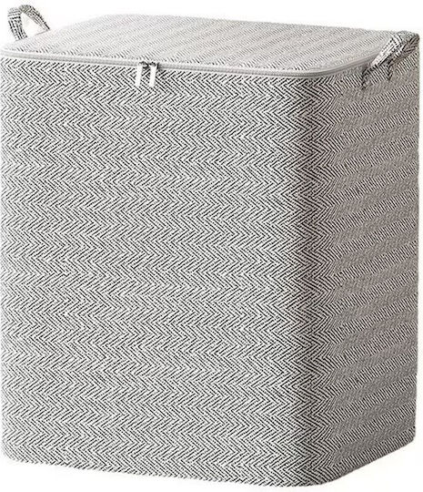 Fabric Storage Case For Clothes in Gray Color 61x50x71cm 1pcs