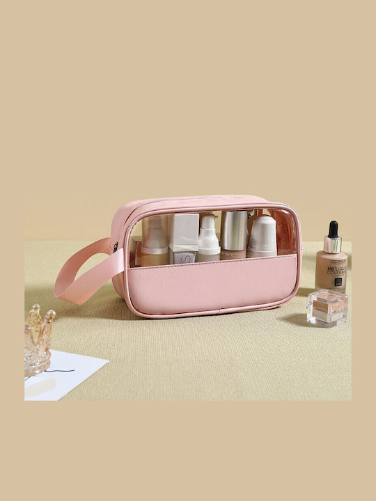 Flippy Cosmetic Bag Travel Organization 22 X 12 X 8 Cm Pink
