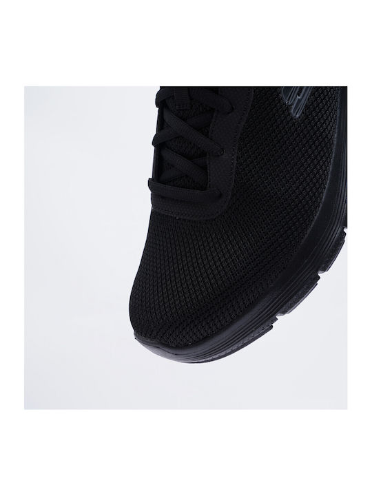 Flex Advantage 4.0 Ανδρικά Αθλητικά Παπούτσια Running Μαύρα
