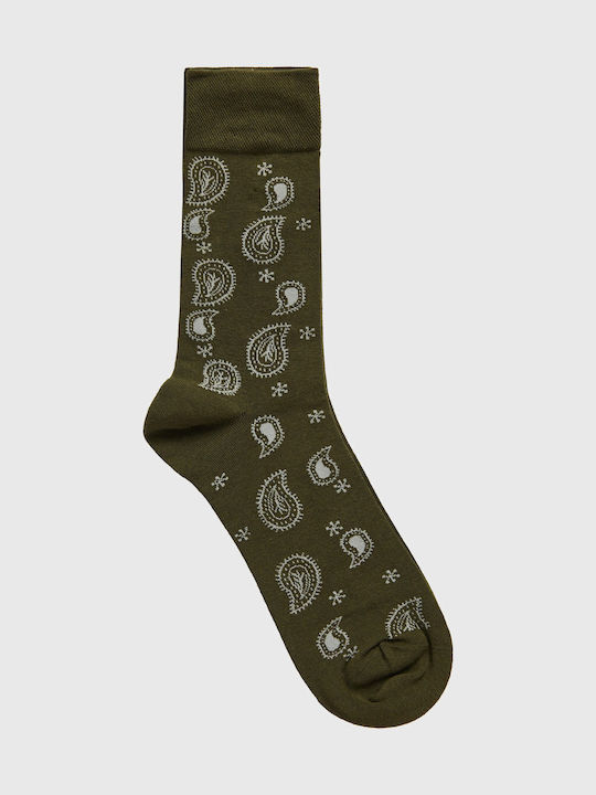 Funky Buddha Чорапи Dusty Olive Multi 1Пакет