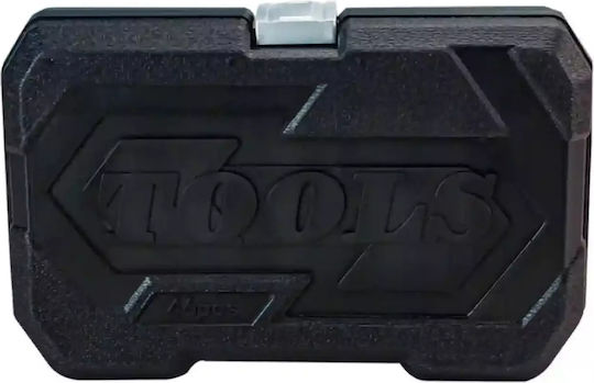Bormann BΗΤ5100 Set Ratchet 1\4" 46pcs 024675