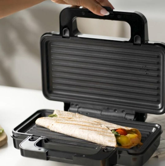 Izzy IZ-2036 Sandwich Maker Grill with Removable Plates 1000W Inox