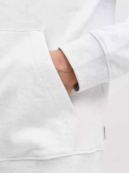 Sweatshirt with Hood White