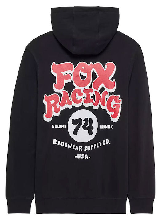 Racewear Sweatshirt with Hood Black