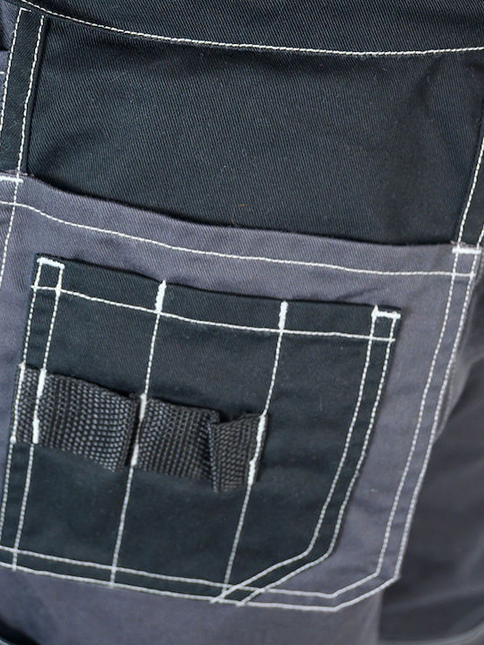 Bormann Pro Milano Work Coveralls Dungarees Cotton Gray