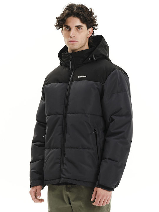Winter Jacket Puffer Waterproof Ebony/Black