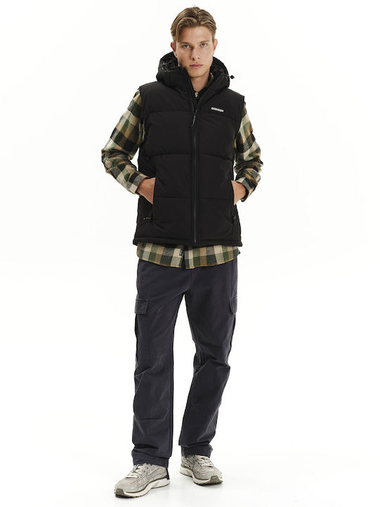 Sleeveless Winter Jacket Puffer Waterproof Black