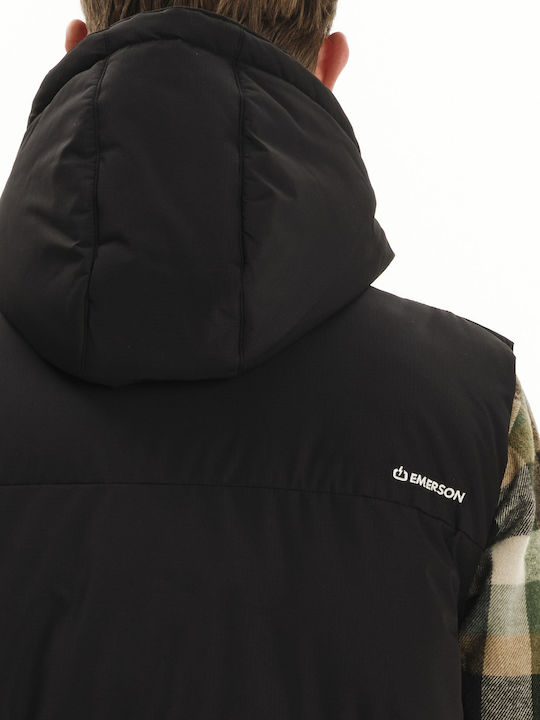 Sleeveless Winter Jacket Puffer Waterproof Black