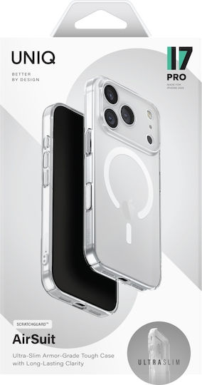 Uniq Airsuit Umschlag Rückseite Kunststoff Transparent (iPhone 17 Pro)