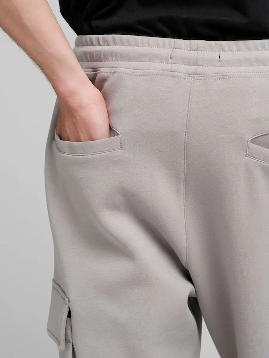 Trousers Cargo Elastic in Regular Fit Gray