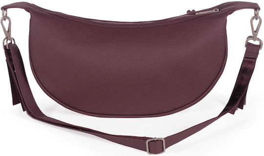 Pasito a Pasito Shoulder/Hand Diaper Bag Burgundy 38x20x8cm.