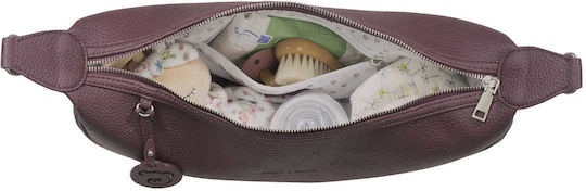Pasito a Pasito Shoulder/Hand Diaper Bag Burgundy 38x20x8cm.