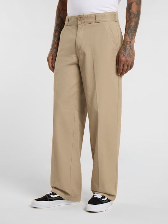 Hose in Lockere Passform Beige
