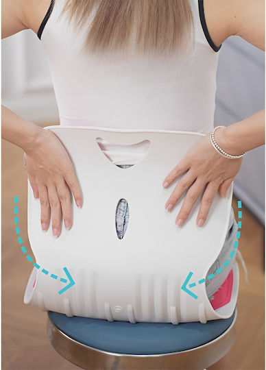 Μαξιλάρι με Memory Foam & Οπή 32x29x28cm σε Μαύρο χρώμα