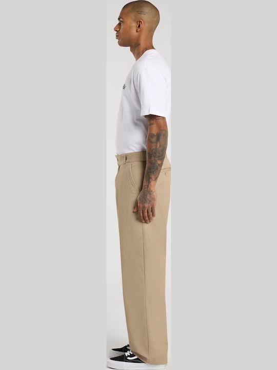 Hose in Lockere Passform Beige