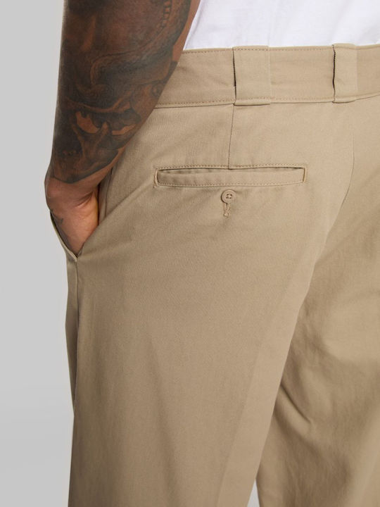 Hose in Lockere Passform Beige